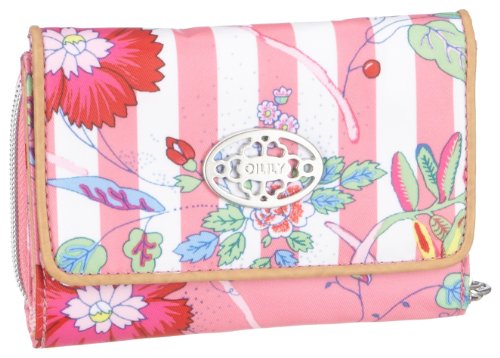 Oilily S Wallet OCB1125-2904, Damen, Portemonnaies, Rosa (Rosa / White), 14 x 2.5 x 10 cm (B x H x T) von Oilily