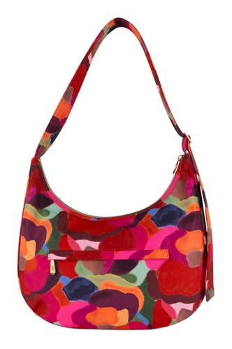 Oilily Schultertasche Hamel Hobo Bag True Red bunt von Oilily