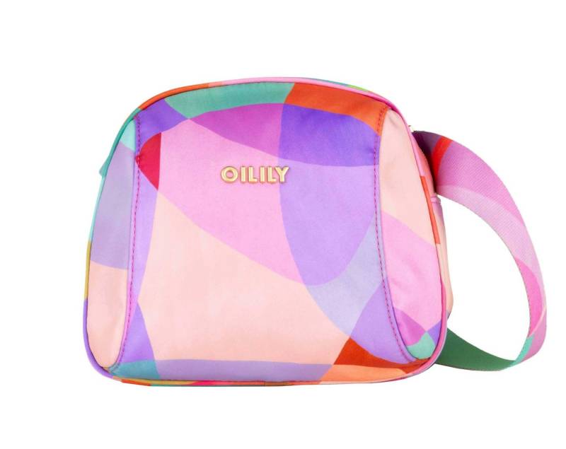 Oilily Schultertasche Solo Shoulder Bag Sassy Circles Prism Pink von Oilily