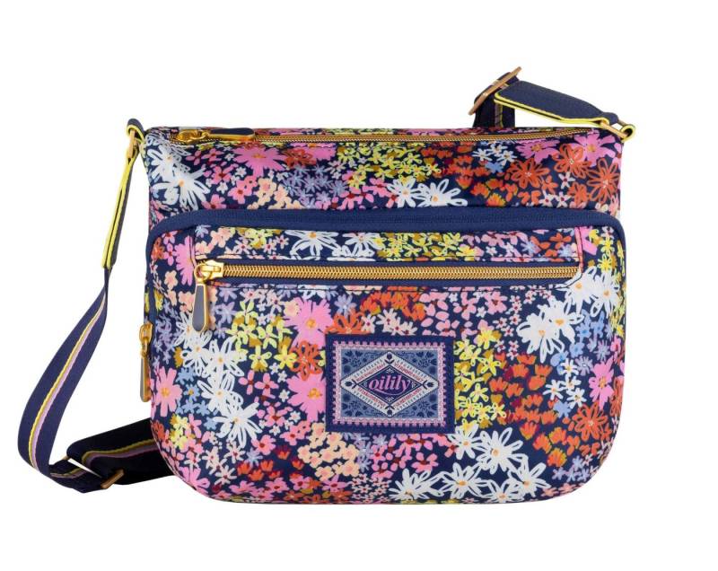 Oilily Schultertasche Stetson Shoulder Bag Vitamine Flowers von Oilily