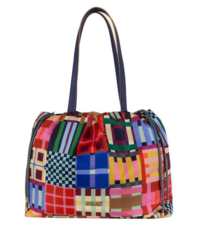 Oilily Shopper Skar Wedgewood Tartan Tape von Oilily