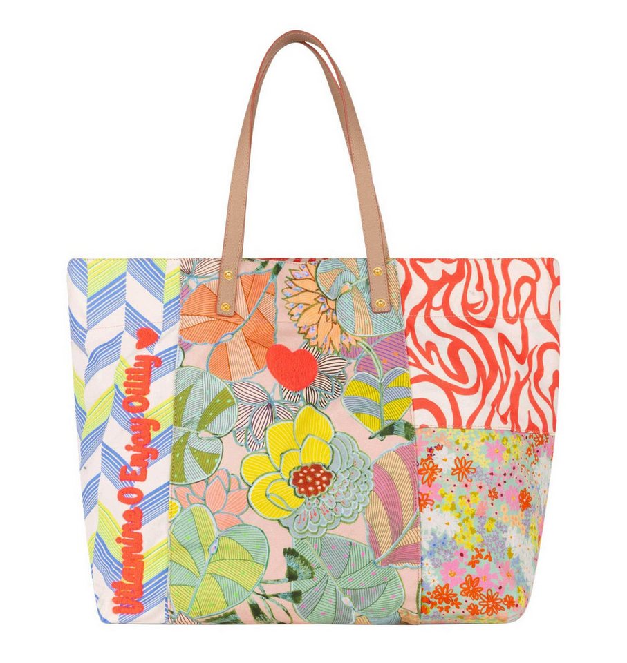 Oilily Shopper Stach Evening Sand Joseba Brick Patchwork von Oilily