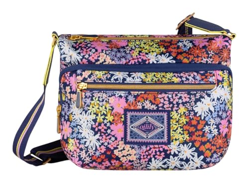 Oilily Stetson Shoulder Bag Vitamine Flowers Farbe Blue Print von Oilily