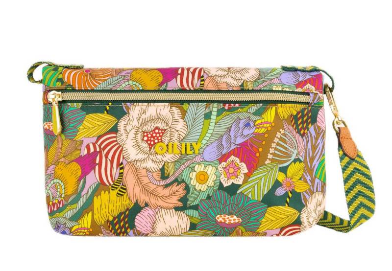 Oilily Umhängetasche Rixt Reversible Shoulder Bag Striped Flowers von Oilily