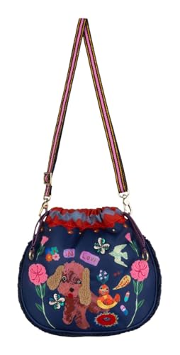 Oilily Umhängetasche Toddy Shoulder Bag Patriot Blue dunkelblau von Oilily