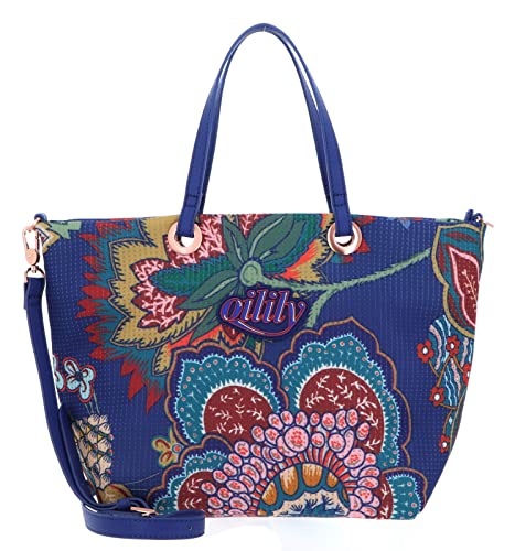 Oilily World Flower Handbag Blueprint von Oilily