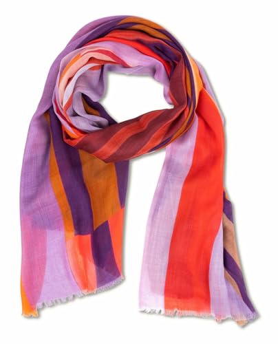 Oilily Woven Scarf Stripes Love Blocks Arabian Spice von Oilily