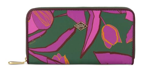 Oilily Zoey Wallet Sketchy Flower Forrest Green von Oilily