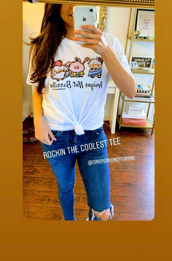 Jugend T-Shirt Amigos Not Burritos Jugend T-Shirt Amigos Not Burritos von OinkPigMooNotForYou