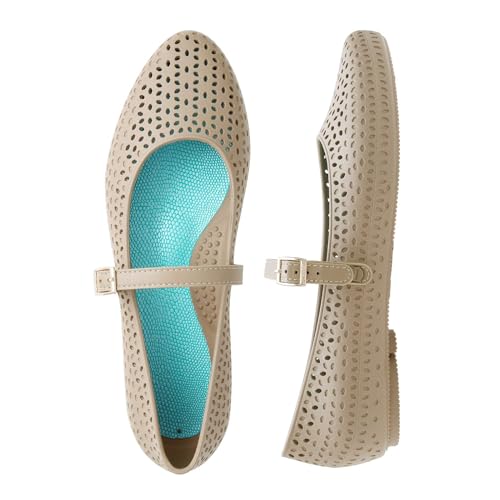 Ballerinas im Mary Jane Style von Oka-B, Chai, 39.5 EU Ballerinas im Mary Jane Style von Oka-B, Chai, 39.5 EU von Oka-B