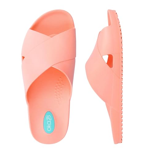 Oka-B Damen Maxwell Slide, Maxwell Coral, 11.5-12.5 Oka-B Damen Maxwell Slide, Maxwell Coral, 11.5-12.5 von Oka-B