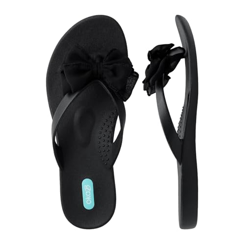 Oka-B Damen Mollie Bow Flip Flop Sandalen, Lakritze, 36 EU Oka-B Damen Mollie Bow Flip Flop Sandalen, Lakritze, 36 EU von Oka-B