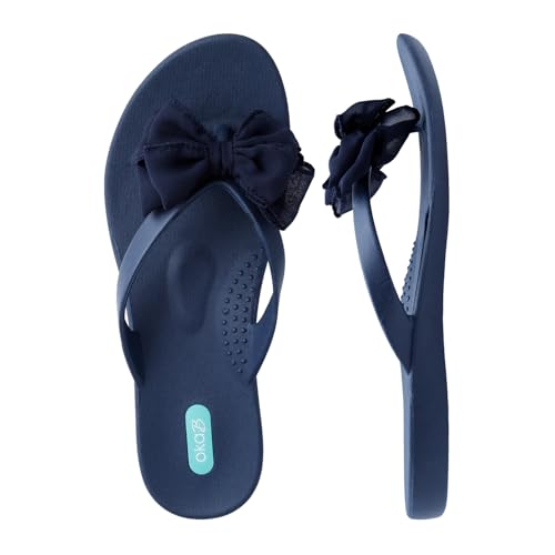 Oka-B Damen Mollie Bow Flip Flop Sandalen, Saphir, 37.5 EU Oka-B Damen Mollie Bow Flip Flop Sandalen, Saphir, 37.5 EU von Oka-B