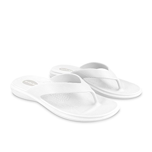 Okabashi Womens Maui Flip Flop Whit, 1 Each Okabashi Womens Maui Flip Flop Whit, 1 Each von Okabashi