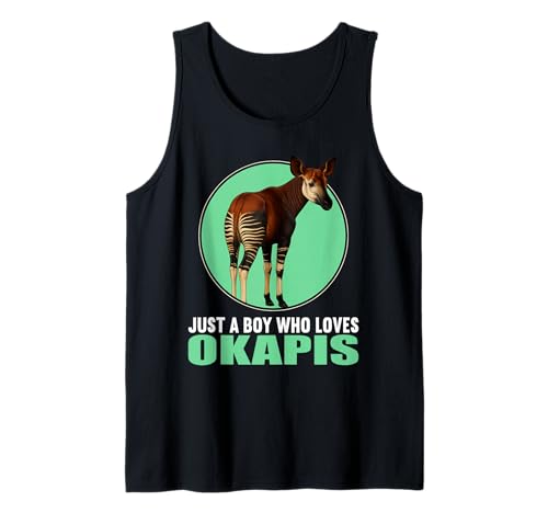 Herren Just a Boy who Loves Okapis Okapi Tank Top von Okapis Okapi Tier Shop