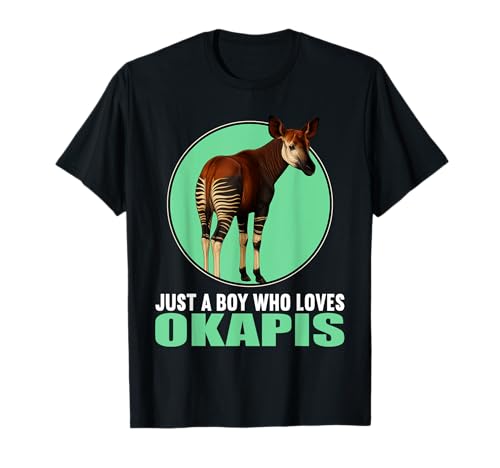 Just a Boy who loves Okapis Okapi T-Shirt Just a Boy who loves Okapis Okapi T-Shirt von Okapis Okapi Tier Shop