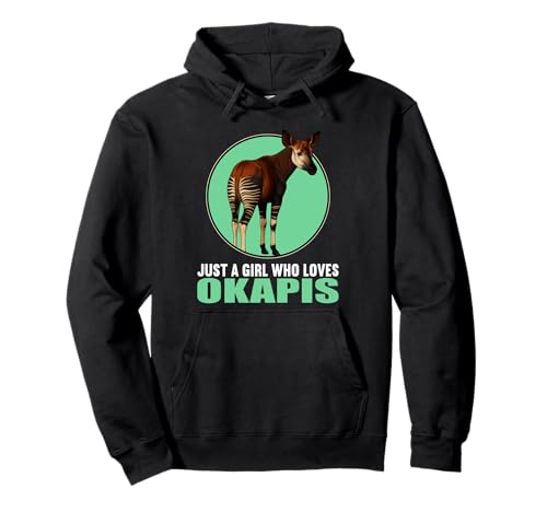 Just a Girl who Loves Okapis Okapi Pullover Hoodie von Okapis Okapi Tier Shop