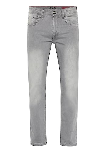Oklahoma Jeans Herren R140-GRN Straight Jeans, Grau (Grey Wash 018), W32/L32 von ZOUXO