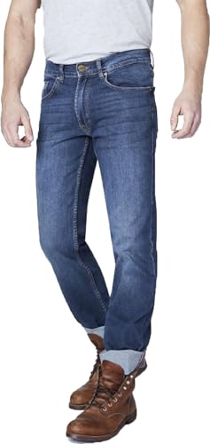 Oklahoma Jeans Herren R140 Straight Jeans, Blau (Mid Stone 001), W32/L32 von Oklahoma Jeans