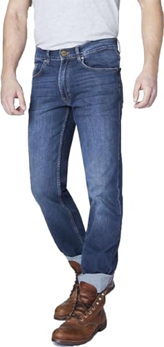 Oklahoma Jeans Herren R140 Straight Jeans, Blau (Mid Stone 001), W34/L30 von Oklahoma Jeans