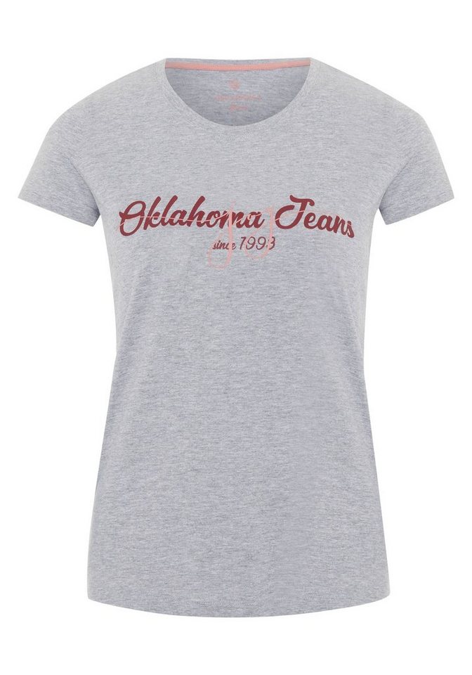 Oklahoma Jeans Print-Shirt mit Frontprint von Oklahoma Jeans