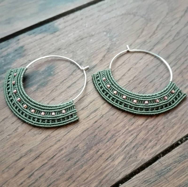 Kreolen "Yttri" // Natürliche, Makramäisch von OkloAtelier