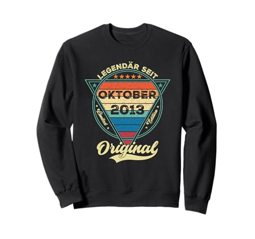 Damen Legendär seit Oktober 2013 12.Geburtstag Junge 12 Jahr Sweatshirt Damen Legendär seit Oktober 2013 12.Geburtstag Junge 12 Jahr Sweatshirt von Oktober Jahrgang 2013 Geburtstag