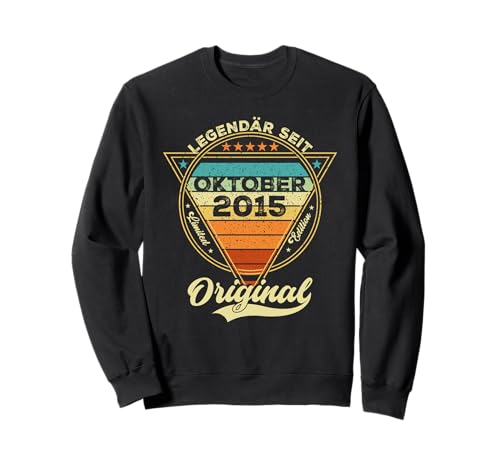 Damen Legendär seit Oktober 2015 10.Geburtstag Junge 10 Jahr Sweatshirt Damen Legendär seit Oktober 2015 10.Geburtstag Junge 10 Jahr Sweatshirt von Oktober Jahrgang 2015 Geburtstag