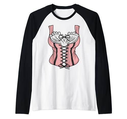 Dirndl Trachten Oktoberfest Deutsches Fest Damen Dirndl Raglan von Oktoberfest Apparel Co.