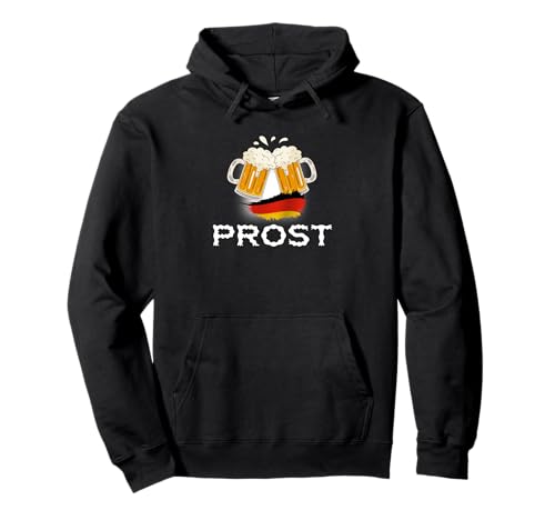 Oktoberfest Prost Deutschland Flagge Vintage Bier Cheers Damen Herren Pullover Hoodie von Oktoberfest Beer Party Cheers German Prost Apparel