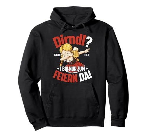 Lustiges Outfit Damen Trachtendirndl Geeignet für das Oktoberfest Pullover Hoodie von Oktoberfest Damen Lustiges Outfit Dirndl
