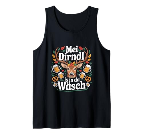 MEI Dirndl is in da Wäsch Oktoberfest Tank Top von Oktoberfest Dirndl is in da Wäsch