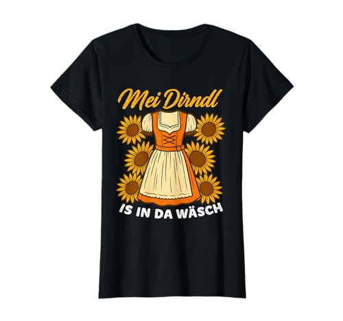 Funny German Oktoberfest MEI Dirndl in da Wasch Women T-Shirt Funny German Oktoberfest MEI Dirndl in da Wasch Women T-Shirt von Oktoberfest German Humor Sonnenblume
