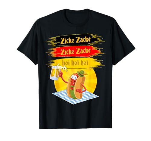 Oktoberfest Zicke Zacke Hoi Deutschland Bierfest Herren Damen T-Shirt Oktoberfest Zicke Zacke Hoi Deutschland Bierfest Herren Damen T-Shirt von Oktoberfest Germany Beer Festival Zicke Zacke Hoi
