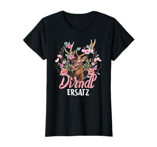 Dirndl Ersatz Trachten-shirt Tracht Frauen Oktoberfest T-Shirt von Oktoberfest Trachtenshirts Dirndl Ersatz Shop
