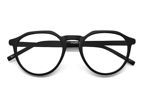 Okulars® Eco Pacific PET-Recycling-Brille mit Blaulichtfilter, für Damen und Herren, Schwarz , Einheitsgröße von Okulars