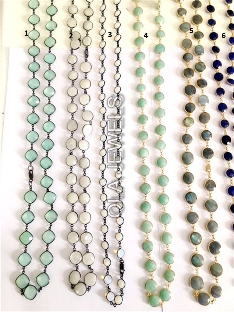 925 Sterling Silber Schwarz Finish Edelstein Halskette Handmade Schmuck Hersteller Weihnachtsgeschenke Hochzeitsgeschenke Jahrestag Geschenke Schöne von OlaJewelsDesigns