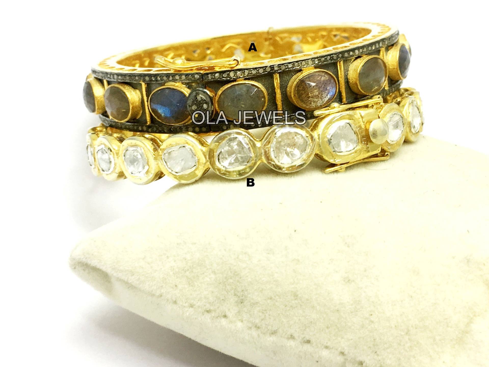 Diamant Armreif Handgemachter Schmuck Labradorit Armband Jubiläumsgeschenk Hochzeitsgeschenk Weihnachtsgeschenk Schmuckhersteller Schönes Diamant Armreif Handgemachter Schmuck Labradorit Armband Jubiläumsgeschenk Hochzeitsgeschenk Weihnachtsgeschenk Schmuckhersteller Schönes von OlaJewelsDesigns