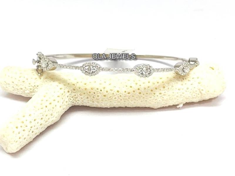 Zierliche Gold Armband in 14K Und 18K Für Das Geschenk Mädchen Frauen Jubiläum Weihnachten Und Hochzeitsgeschenke Schöne Diamant Armband von OlaJewelsDesigns