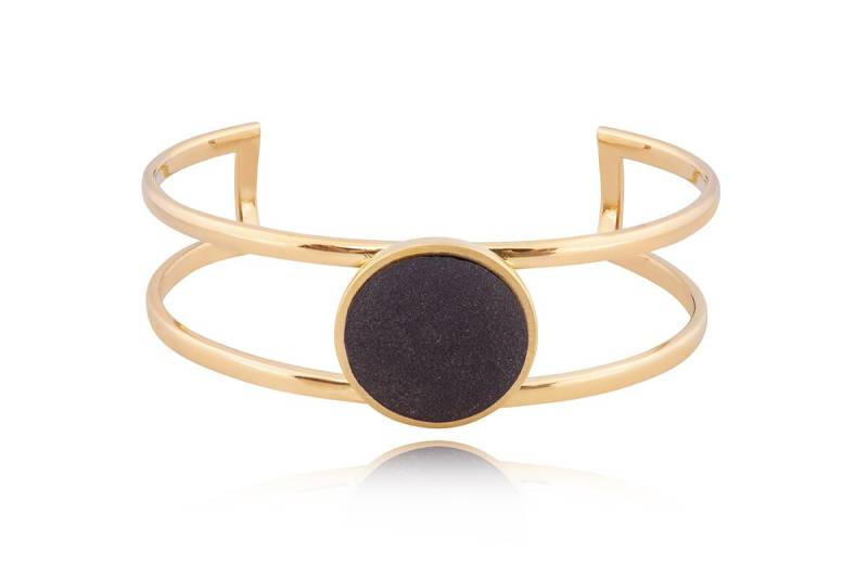 Aleksandra Puchacz Goldfarbenes & Schwarzes Porzellanarmband Aleksandra Puchacz Goldfarbenes & Schwarzes Porzellanarmband von OlaPuchaczJewellery