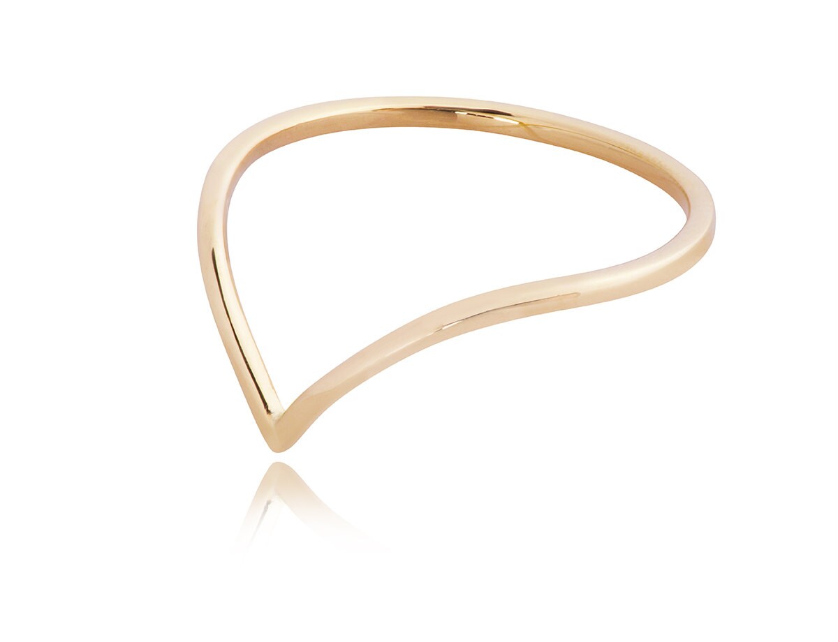 Aleksandra Puchacz Zartes 14K Gold Band Aleksandra Puchacz Zartes 14K Gold Band von OlaPuchaczJewellery