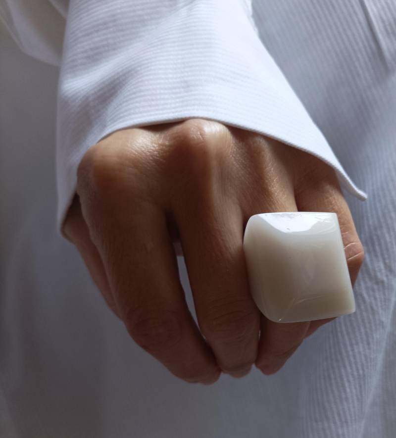 statemet, Chunky, Handgemacht, Epoxidharz Ringe statemet, Chunky, Handgemacht, Epoxidharz Ringe von OlaRing