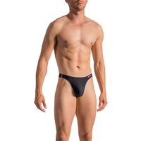 Olaf Benz Herren Badestring schwarz Mikrofaser unifarben von Olaf Benz