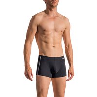 Olaf Benz Herren Badetrunk schwarz Mikrofaser unifarben von Olaf Benz