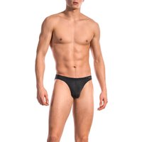 Olaf Benz Herren Slip schwarz Mikrofaser/Funktion unifarben von Olaf Benz