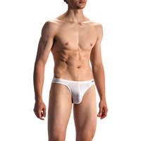 Olaf Benz Herren Slip Weiß Baumwolle unifarben von Olaf Benz