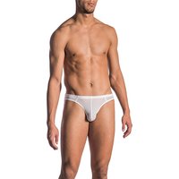 Olaf Benz Herren Slip Weiß Mikrofaser unifarben von Olaf Benz