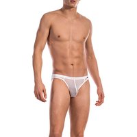 Olaf Benz Herren Slip Weiß Mikrofaser unifarben von Olaf Benz