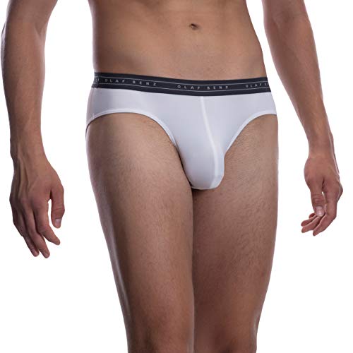 Olaf Benz Herren Sportbrief Unterwäsche, White, M von Olaf Benz