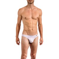 Olaf Benz Herren String Weiß Mikrofaser unifarben von Olaf Benz